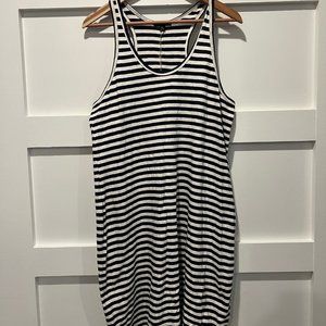 Re-Imagined by J. Crew Striped Racerback Tank Dress Women's Size XL